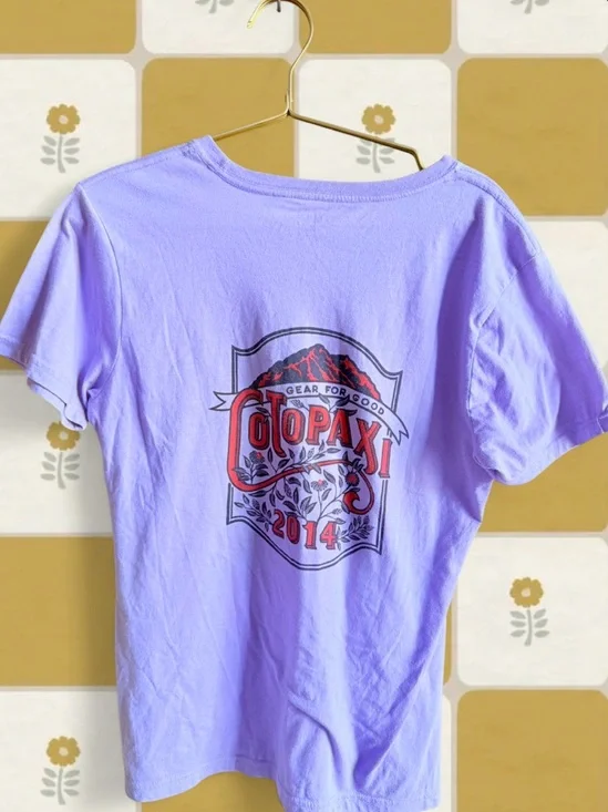 Cotopaxi Lavender Women's Tee with White Logo - Picture 2 of 6
